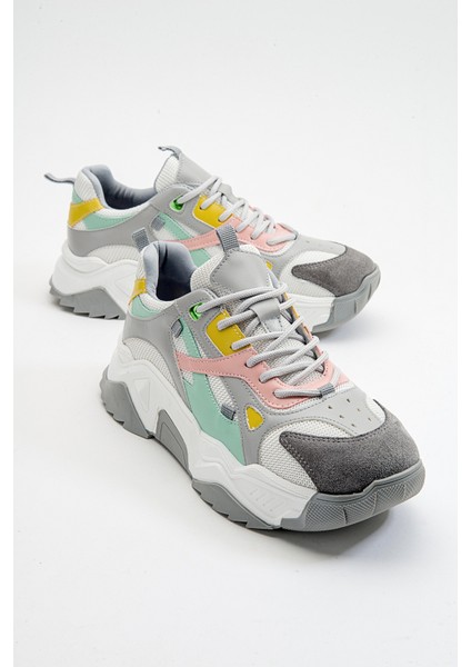 Lecce Beyaz Multi Kadın Spor Ayakkabı