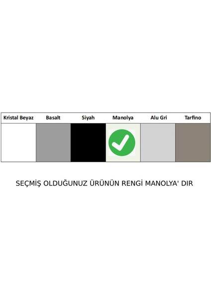 Sonas 6 S Çift Yönlü Manolya Seramik Eviye