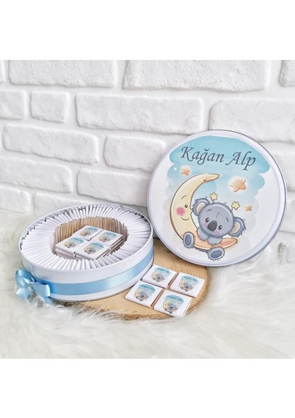 50 Adet İsme Özel Ayda Koala Temalı Çikolata