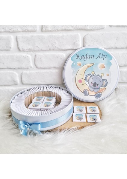 50 Adet İsme Özel Ayda Koala Temalı Çikolata