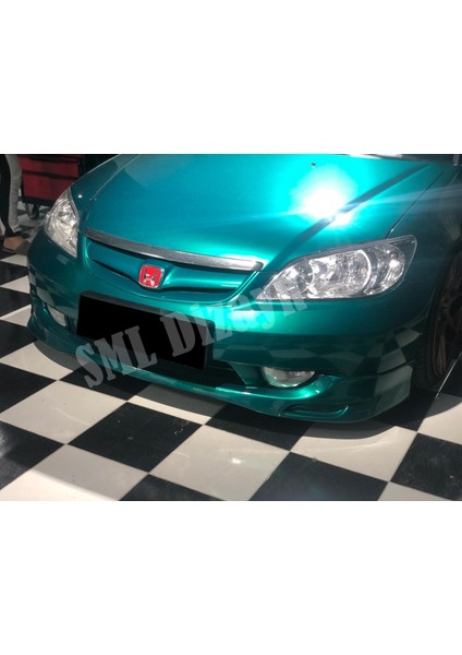 SML Dizayn Honda Civic Vtec 2 Makyajlı Mugen Ön Ek (Plastik - Karlık)