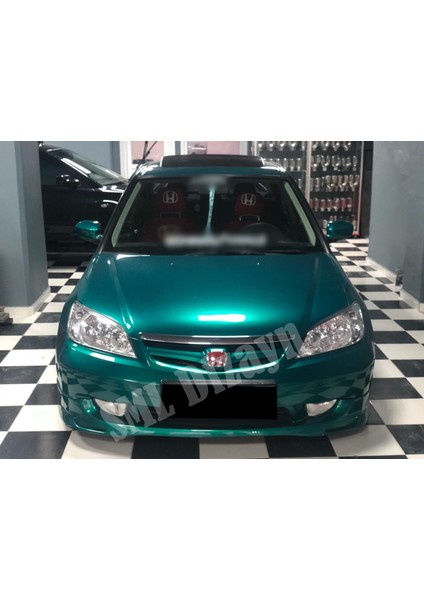 SML Dizayn Honda Civic Vtec 2 Makyajlı Mugen Ön Ek (Plastik - Karlık)