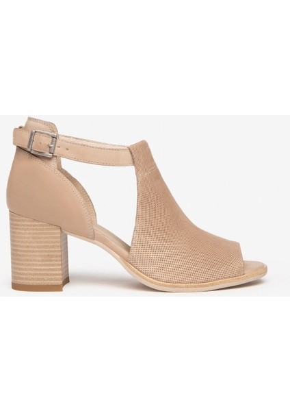 Kadın Sandalet E306290D Nerogiardini Lucky Lucky Tr Grotte Naturale 439-CHAMPAGNE