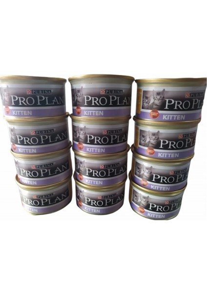 Kitten Tavuk Etli Yavru Yaş Kedi Maması - 85 gr x 12 Adet