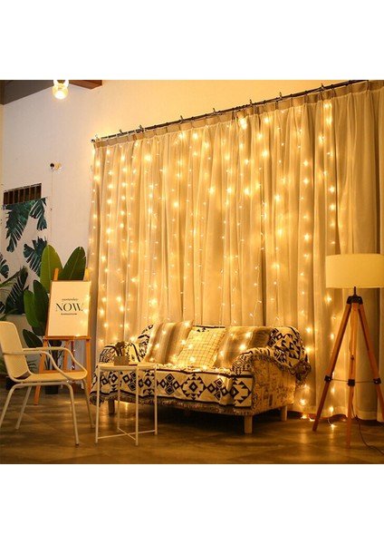2x2 Metre 320 Led 8 Fonskiyonlu Dekoratif Led Günışığı Perde (3791)