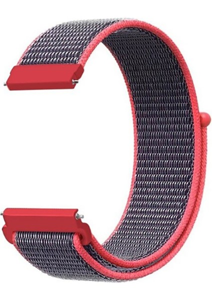 Xiaomi Mi Watch S2 46MM Saat Kordonu Kumaş Cırt Cırtlı Kordon Kayış Strap