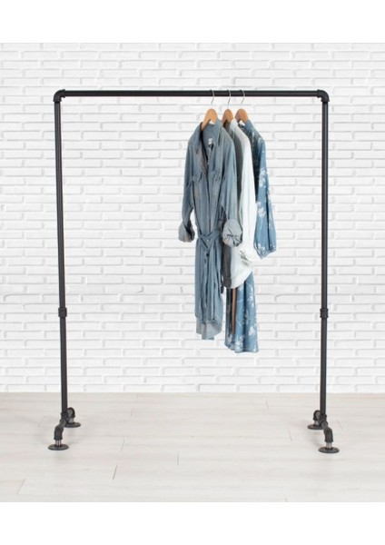 Dekoratif Borudan Askılık 150 cm