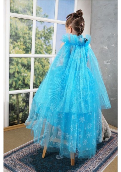 Kız Çocuk Beyaz Karlar Ülkesi Elsa Kostümdoğum Günüparti Elbisesi 3-10 Yaş fiyatları