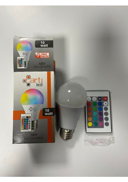 Artı LED 10 Watt Rgb Ampül