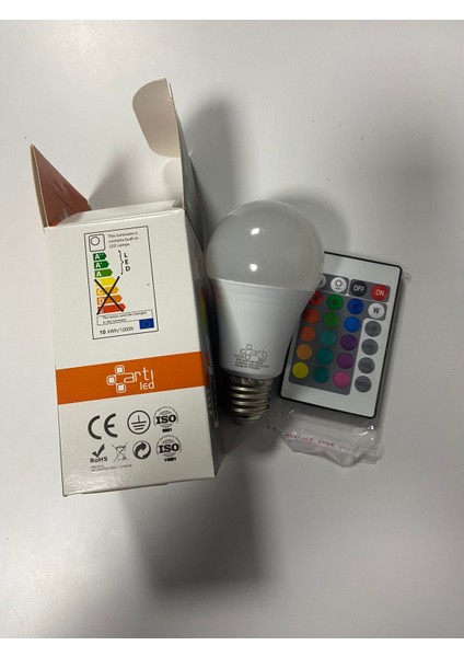 Artı LED 10 Watt Rgb Ampül