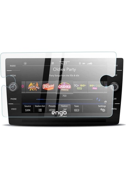 Volkswagen Tiguan 8 Inç Ekran Koruyucu Nano Şeffaf