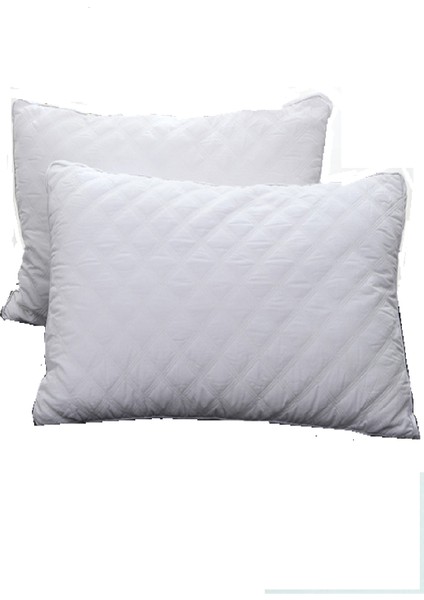 2 Adet Kapitone Sıvı Geçirmez Yastık Kılıfı 50 x 70 cm