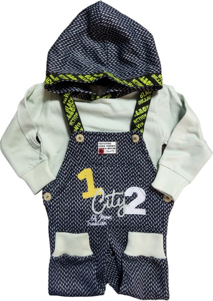 City Baskılı 2'li Bebek Takımı