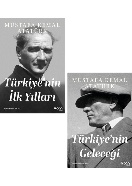 Türkiye'nin Ilk Yılları + Türkiye'nin Geleceği 2 Kitap Set - Mustafa Kemal Atatürk