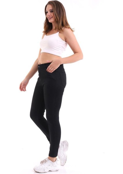 Bayan Full Licralı Siyah Jeans fırsatları