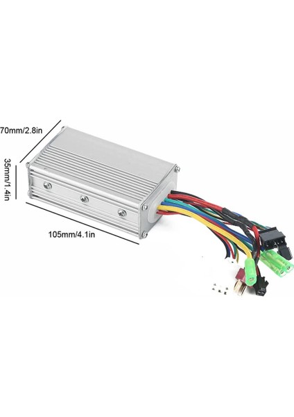 36V/48V 350W Akıllı Elektrikli Bisiklet E-Bisiklet Scooter Fırçasız Motor Kontrol Cihazı Elektrikli Araç Kontrol Cihazı Scooter Fırçasız Motor Kontrol Cihazı