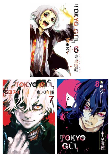Tokyo Gul 6-7-8. Ciltler Manga Seti - Sui İşida