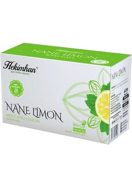 Nane Limon Çayı 20'li Poşet Çay