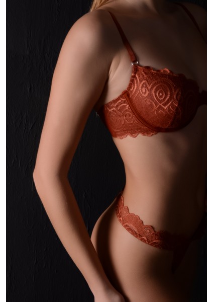 Zag Lingerie Cinnamon Sütyen Külot Takımı