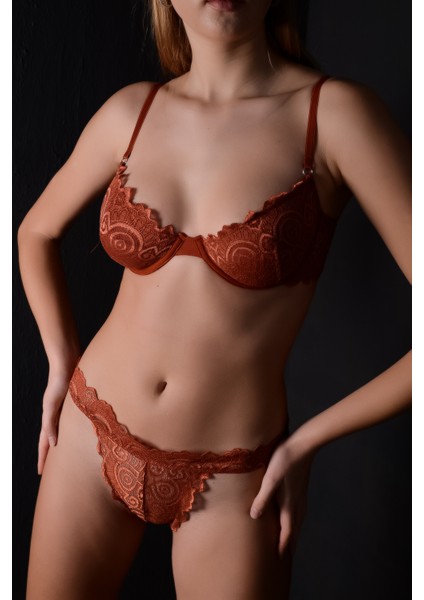 Zag Lingerie Cinnamon Sütyen Külot Takımı