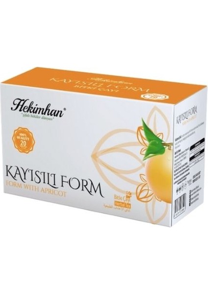 Kayısı Form Çay 20'li Poşet Çay