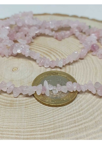 Pembe Kuvars Taşı Minik Boy 4-6mm Aralığı Şekilsiz Taşlar Dizi fiyatları