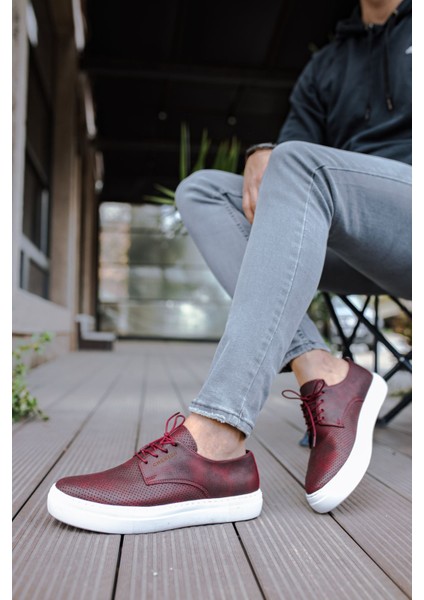 CH061 Cbt Rex Erkek Ayakkabı Bordo
