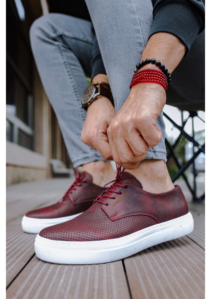 CH061 Cbt Rex Erkek Ayakkabı Bordo