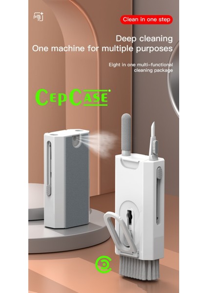 Airpods Temizlik Kiti Cleaning Sıvı Püskürtmeli Fırçalı Kulaklık Elektronik Ürün Temizleme Aparatlı fiyatları