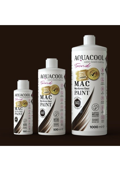 Multi Akrilik Boya 150ML 843 Koyu Kahve modelleri