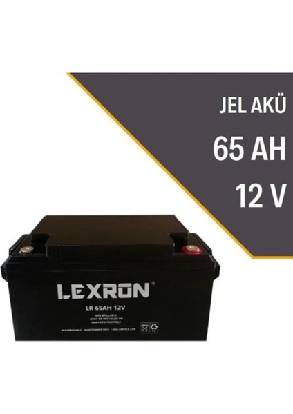 65 Amper 12 Volt Jel Akü - Deep Cycle - 65 Ah Jel Akü fiyatları