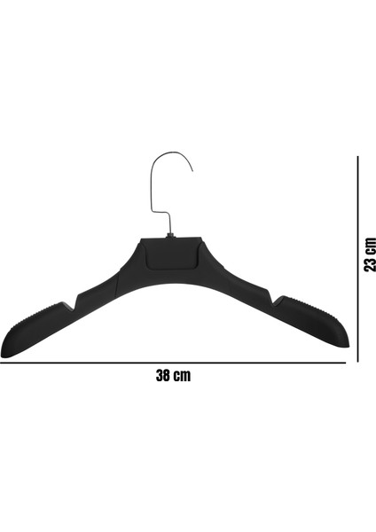 Bayan Ceket Gömlek Askısı Renk 10 Adet 38 cm Genişlik