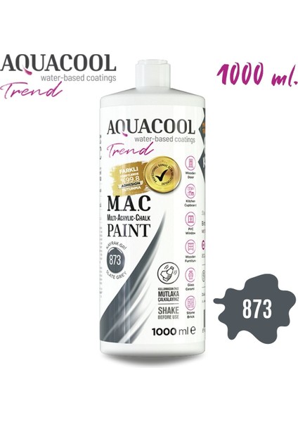 Multi Akrilik Boya 1000ML 873 Kayrak Gri fiyatları