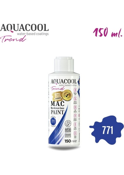 Multi Akrilik Boya 150ML 771 Safir Taşı