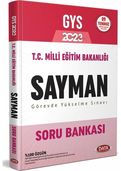 2023 Milli Eğitim Bakanlığı Sayman GYS Soru Bankası