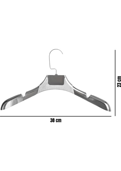 Bayan Ceket Gömlek Askısı Renk 10 Adet 38 cm Genişlik indirimleri