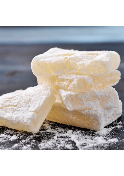 Limon Aromalı Muska Lokum (500g)