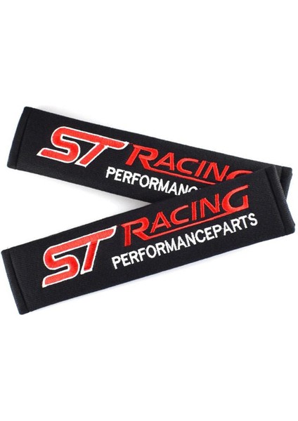 Ford St Racing Logo Nakışlı Emniyet Kemer Pedi 2 Adet