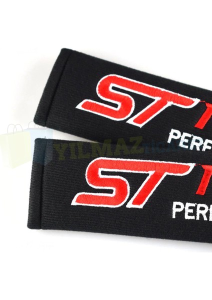 Ford St Racing Logo Nakışlı Emniyet Kemer Pedi 2 Adet modelleri