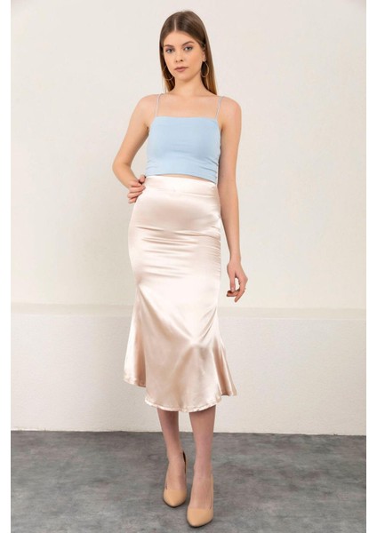 Kadın Kloş Saten Etek indirimleri