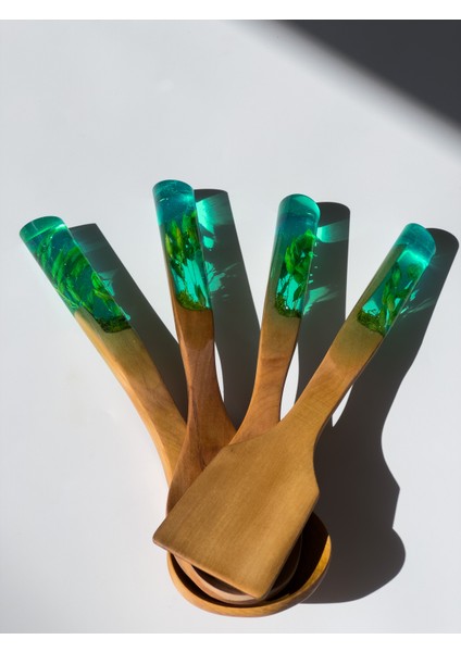 Zümrüt Serisi 4 Parça Tahta Servis ve Pişirme Mutfak Seti Takımı 29 Cm. fiyatları