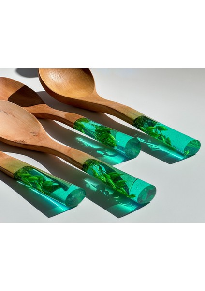 Zümrüt Serisi 4 Parça Tahta Servis ve Pişirme Mutfak Seti Takımı 29 Cm. fırsatları