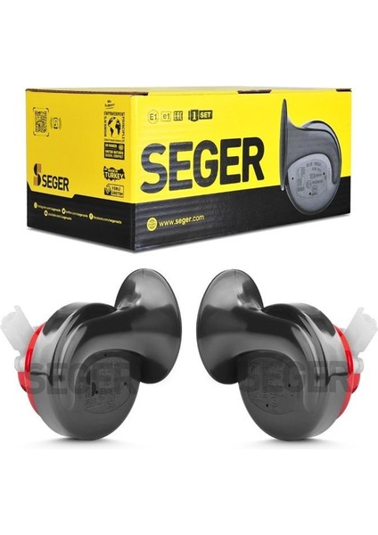 SEGER-60B Salyangoz Korna 12V (Dadat), Kalın - Ince Ses Takım, Sıcma 3 Soket (Peugeot, Citreon) fiyatları