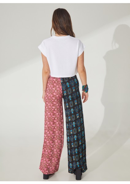 Bisiklet Yaka Düz Beyaz Kadın T-Shirt TSKD01229 fırsatları