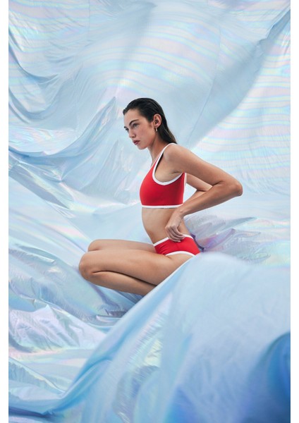 Tek Beden Kırmızı Hipster Bikini Altı-aysu Türkoğlu Koleksiyonu modelleri