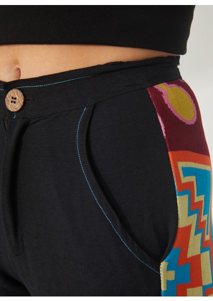Yüksek Bel Normal Çok Renkli Kadın Pantolon PTKD01143 indirimleri