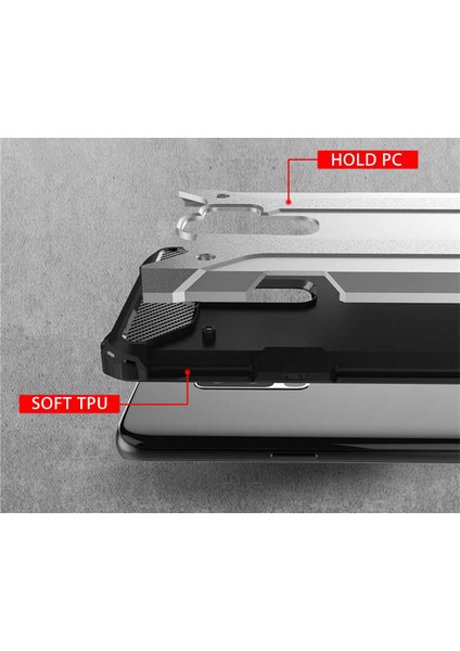 Samsung Galaxy S9 Plus Kılıf Armor Köşe Korumalı Çift Katman Tank Zırh Kapak (Crash)