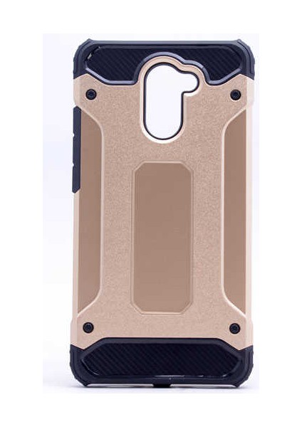 Huawei Y7 Prime Kılıf Armor Köşe Korumalı Çift Katman Tank Zırh Kapak (Crash)