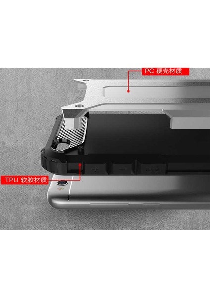 Xiaomi Redmi 5A Kılıf Armor Köşe Korumalı Çift Katman Tank Zırh Kapak (Crash)