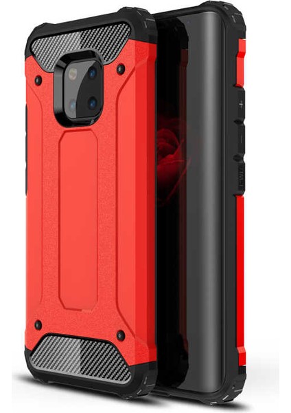Huawei Mate 20 Pro Kılıf Armor Köşe Korumalı Çift Katman Tank Zırh Kapak (Crash)